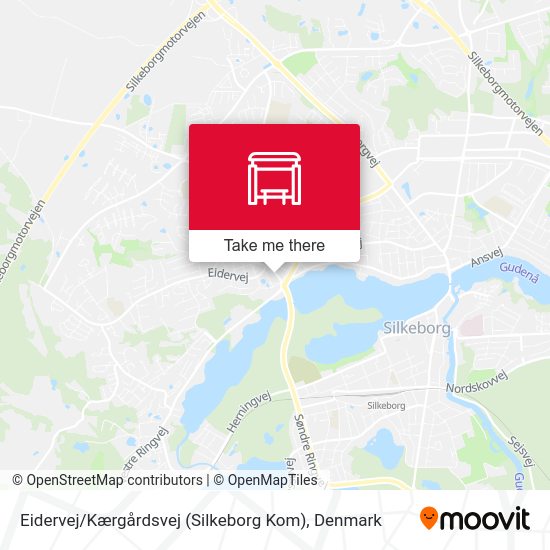 Eidervej / Kærgårdsvej (Silkeborg Kom) map