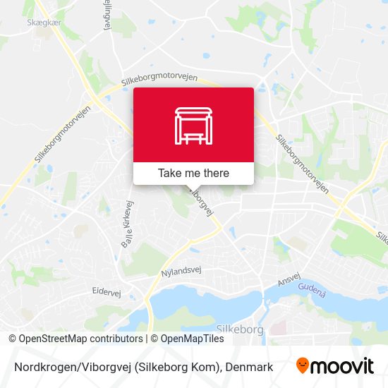 Nordkrogen / Viborgvej (Silkeborg Kom) map