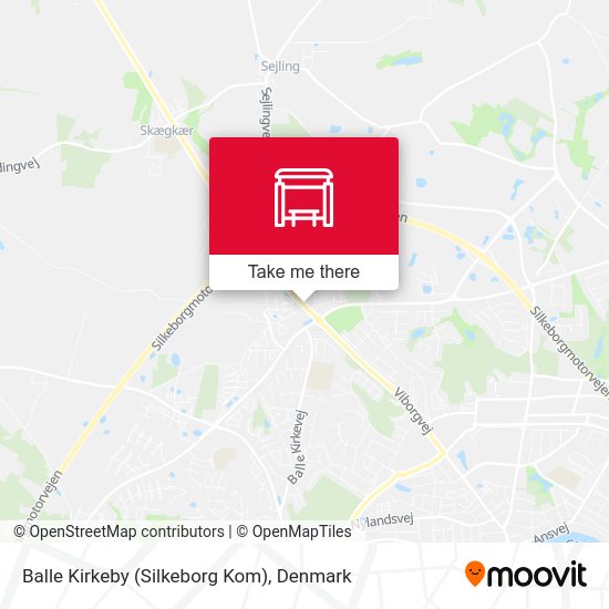 Balle Kirkeby (Silkeborg Kom) map