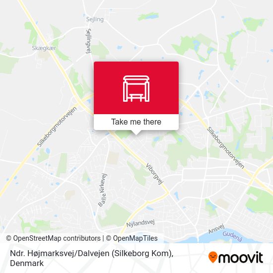 Ndr. Højmarksvej / Dalvejen (Silkeborg Kom) map