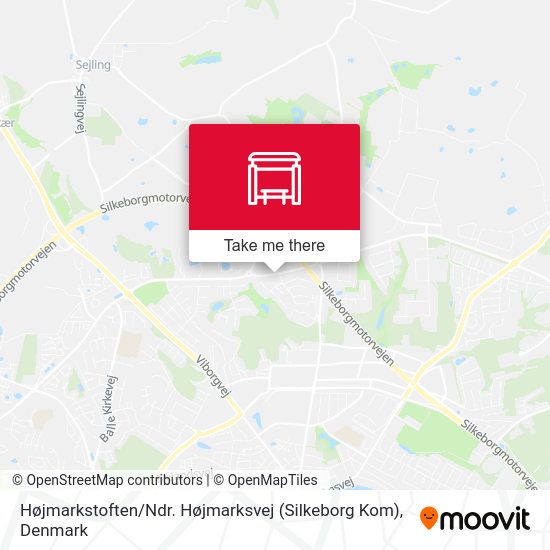 Højmarkstoften / Ndr. Højmarksvej (Silkeborg Kom) map