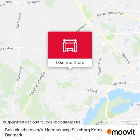 Buskelundskoven / V. Højmarksvej (Silkeborg Kom) map