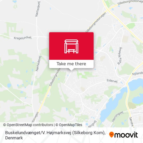 Buskelundvænget / V. Højmarksvej (Silkeborg Kom) map