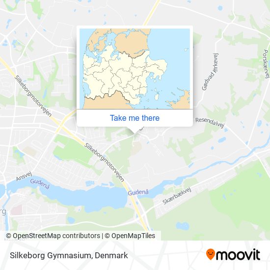 Silkeborg Gymnasium map