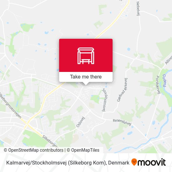 Kalmarvej / Stockholmsvej (Silkeborg Kom) map