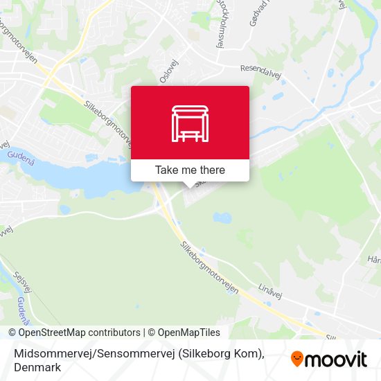 Midsommervej / Sensommervej (Silkeborg Kom) map