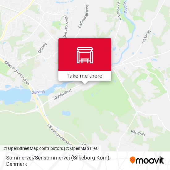 Sommervej / Sensommervej (Silkeborg Kom) map