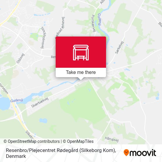 Resenbro / Plejecentret Rødegård (Silkeborg Kom) map