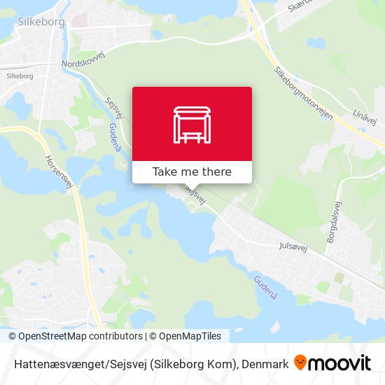 Hattenæsvænget / Sejsvej (Silkeborg Kom) map