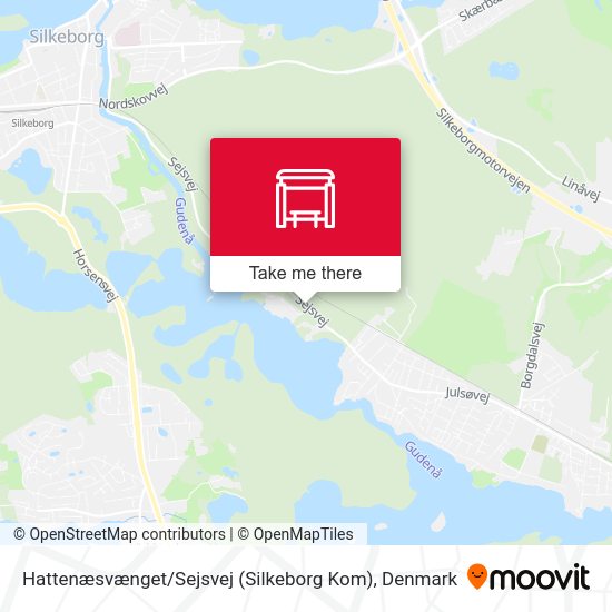 Hattenæsvænget / Sejsvej (Silkeborg Kom) map