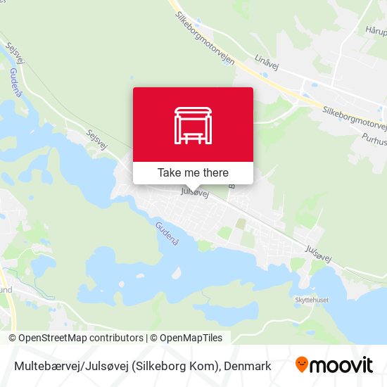 Multebærvej / Julsøvej (Silkeborg Kom) map