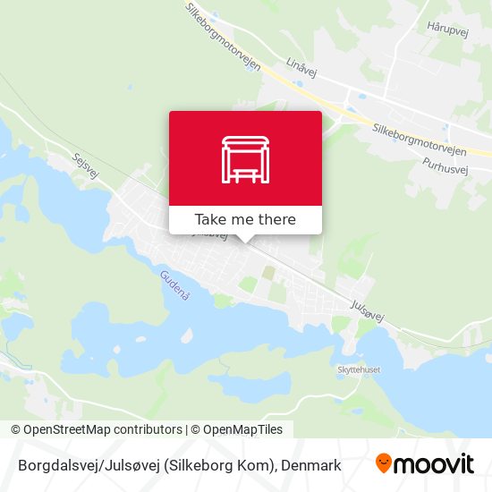 Borgdalsvej / Julsøvej (Silkeborg Kom) map