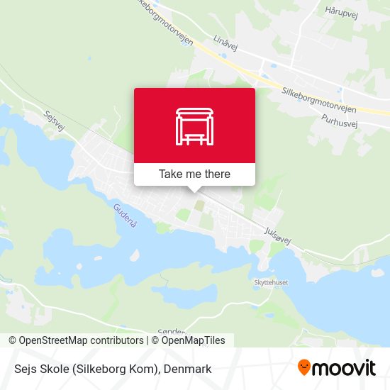 Sejs Skole (Silkeborg Kom) map