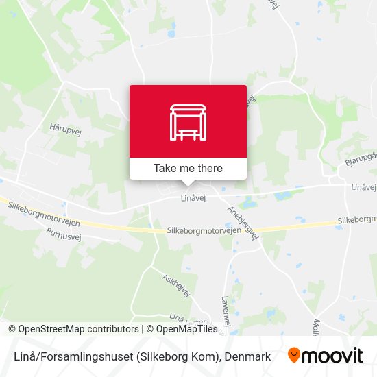 Linå / Forsamlingshuset (Silkeborg Kom) map
