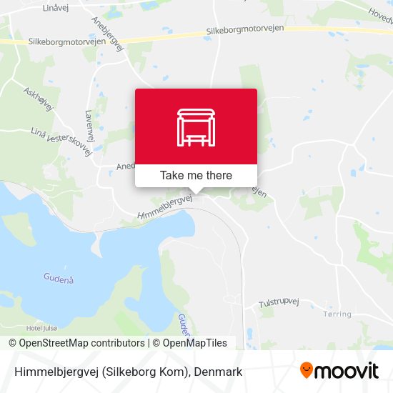 Himmelbjergvej (Silkeborg Kom) map