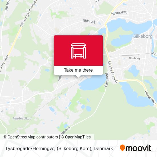 Lysbrogade / Herningvej (Silkeborg Kom) map