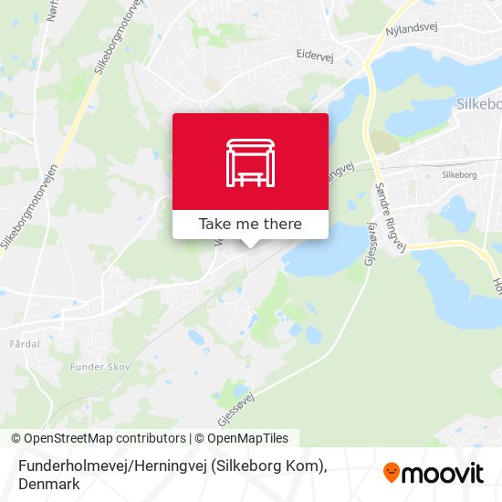 Funderholmevej / Herningvej (Silkeborg Kom) map
