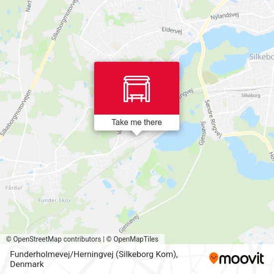 Funderholmevej / Herningvej (Silkeborg Kom) map