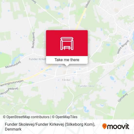 Funder Skolevej / Funder Kirkevej (Silkeborg Kom) map
