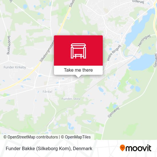Funder Bakke (Silkeborg Kom) map
