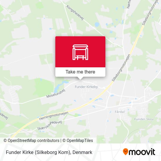 Funder Kirke (Silkeborg Kom) map