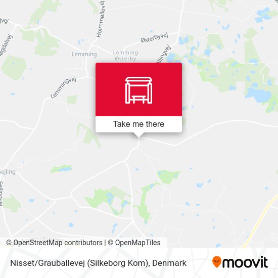 Nisset / Grauballevej (Silkeborg Kom) map