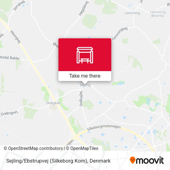 Sejling / Ebstrupvej (Silkeborg Kom) map