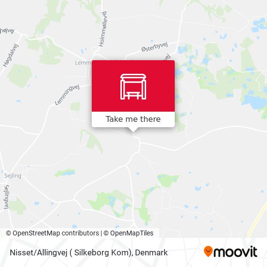 Nisset / Allingvej ( Silkeborg Kom) map