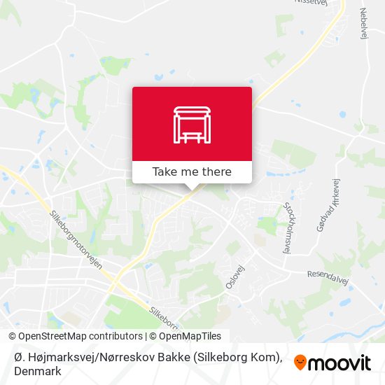 Ø. Højmarksvej / Nørreskov Bakke (Silkeborg Kom) map