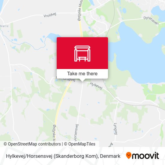 Hylkevej / Horsensvej (Skanderborg Kom) map