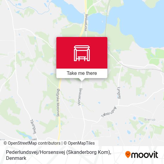 Pederlundsvej / Horsensvej (Skanderborg Kom) map