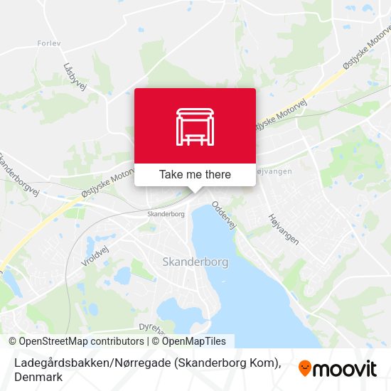 Ladegårdsbakken / Nørregade (Skanderborg Kom) map