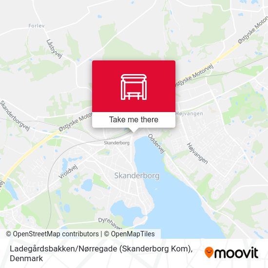 Ladegårdsbakken / Nørregade (Skanderborg Kom) map