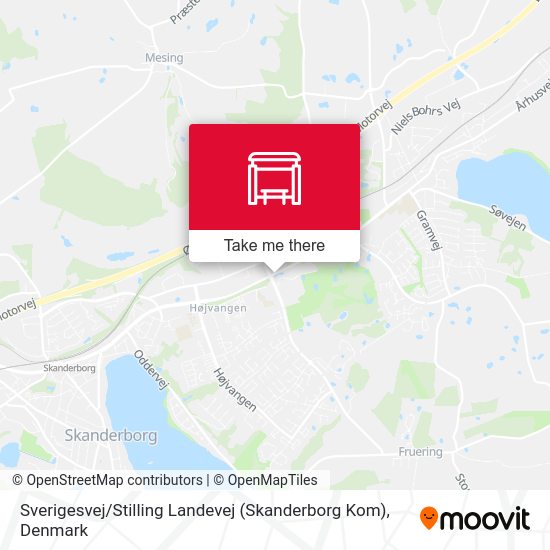 Sverigesvej / Stilling Landevej (Skanderborg Kom) map