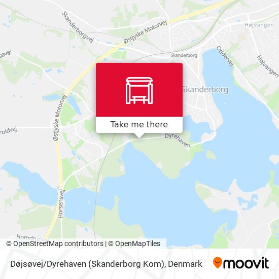 Døjsøvej / Dyrehaven (Skanderborg Kom) map