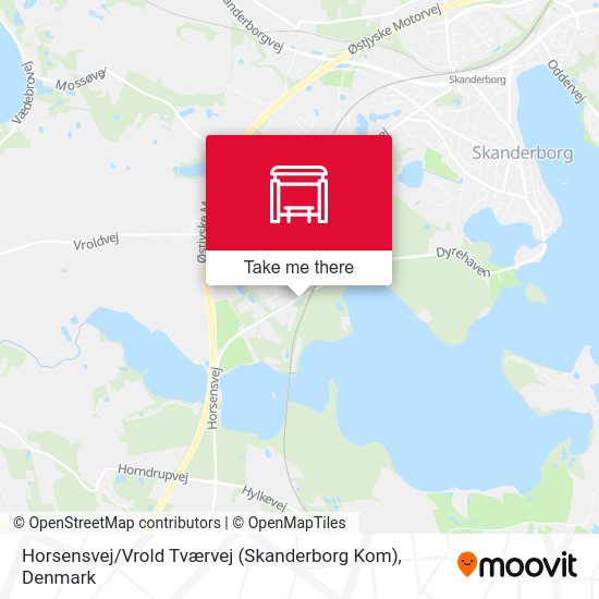 Horsensvej / Vrold Tværvej (Skanderborg Kom) map