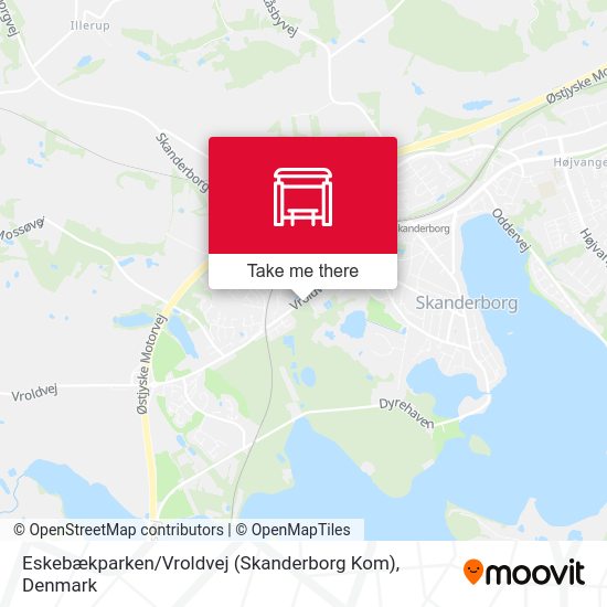 Eskebækparken / Vroldvej (Skanderborg Kom) map