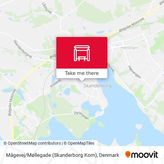 Mågevej / Møllegade (Skanderborg Kom) map