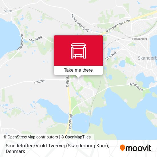 Smedetoften / Vrold Tværvej (Skanderborg Kom) map