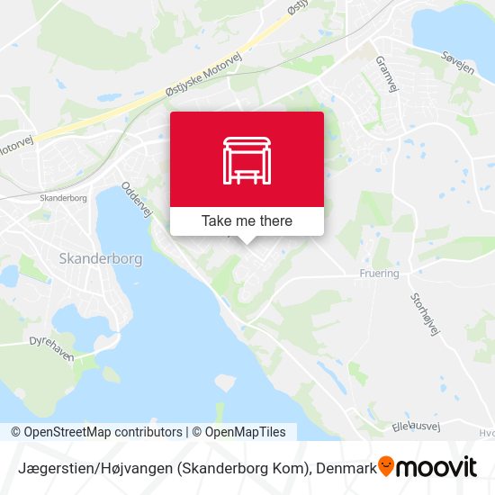 Jægerstien / Højvangen (Skanderborg Kom) map