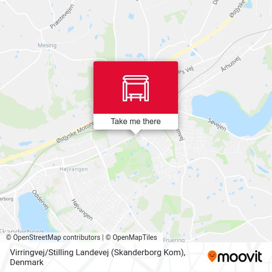 Virringvej / Stilling Landevej (Skanderborg Kom) map