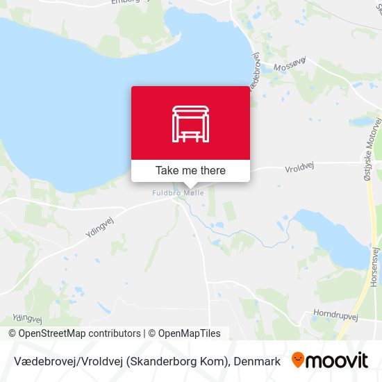 Vædebrovej / Vroldvej (Skanderborg Kom) map