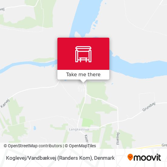 Koglevej / Vandbækvej (Randers Kom) map