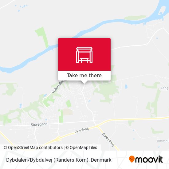 Dybdalen / Dybdalvej (Randers Kom) map