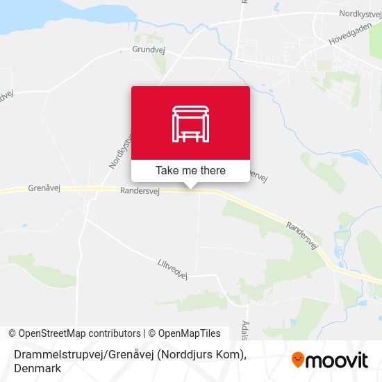 Drammelstrupvej / Grenåvej (Norddjurs Kom) map