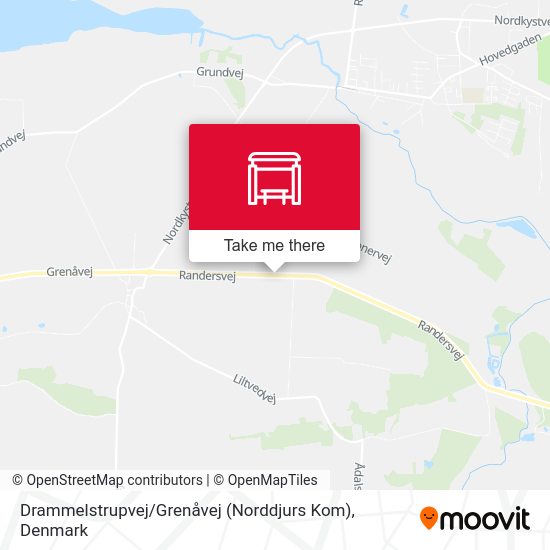 Drammelstrupvej / Grenåvej (Norddjurs Kom) map