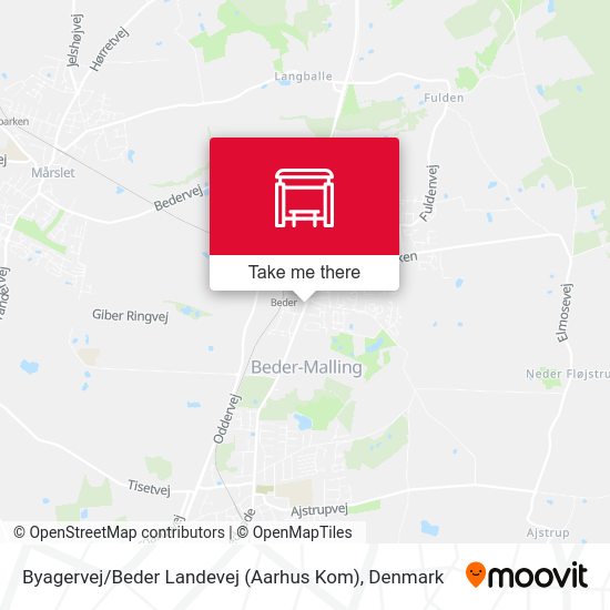 Byagervej / Beder Landevej (Aarhus Kom) map