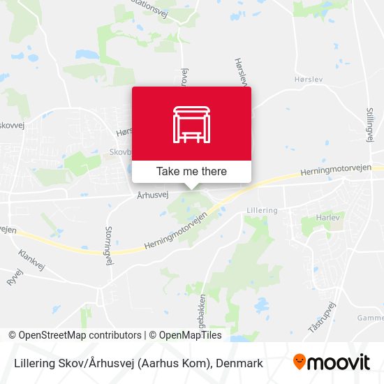 Lillering Skov / Århusvej (Aarhus Kom) map