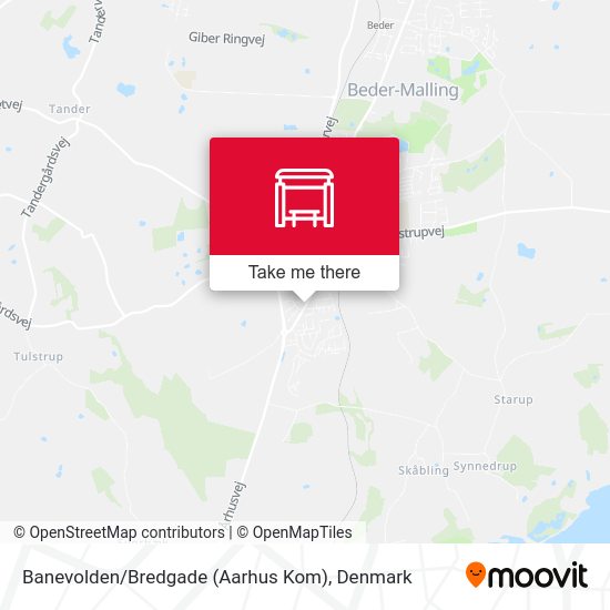 Banevolden / Bredgade (Aarhus Kom) map
