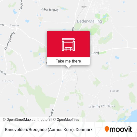 Banevolden / Bredgade (Aarhus Kom) map